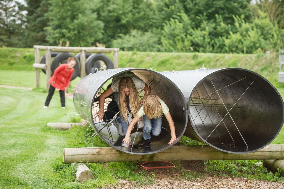 Familie i badeland � typisk oplevelse b�de p� Landal og Center Parcs